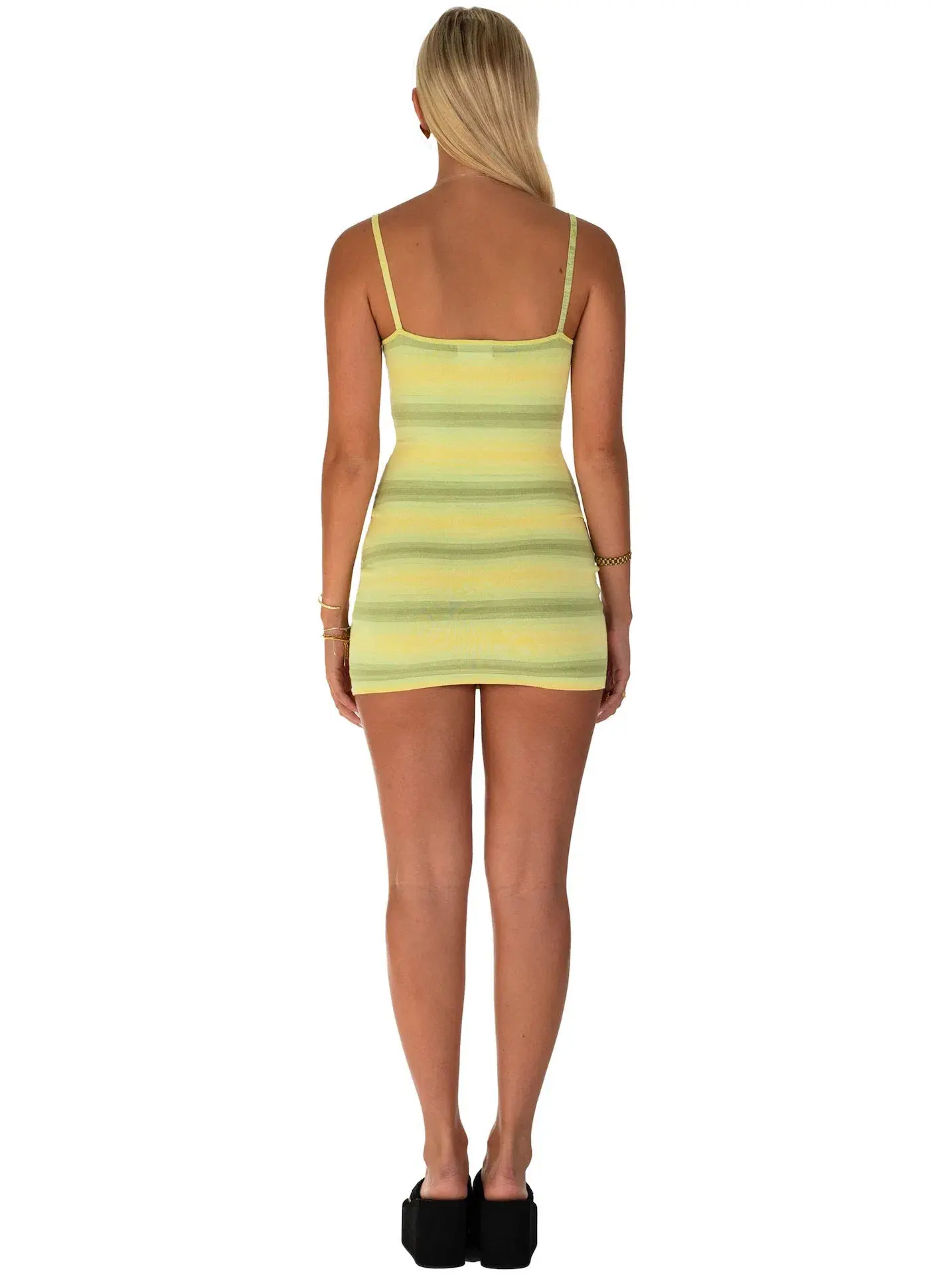 I am Delilah Elsa Mini Dress Chartreuse Size XS / AU 6 - Image 2