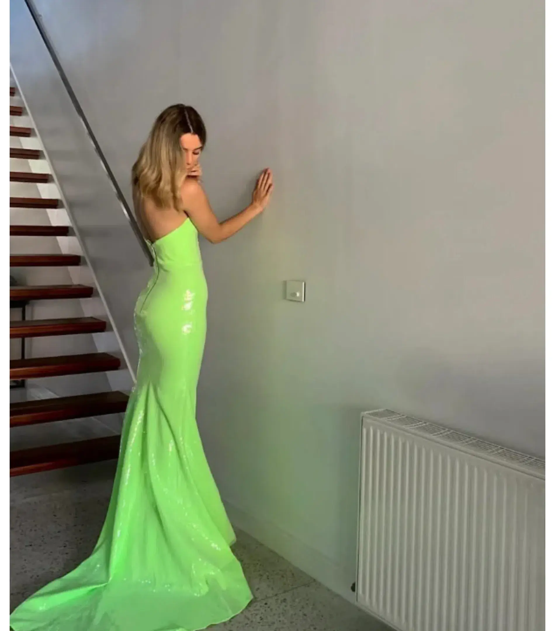 Alex Perry AP Gown Lime Size XS / AU 6 - Image 2
