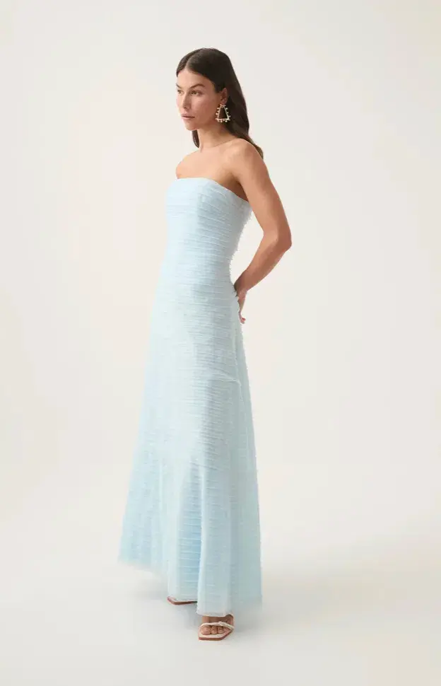 Aje Soundscape Maxi Dress Sea Breeze 10  - Image 3