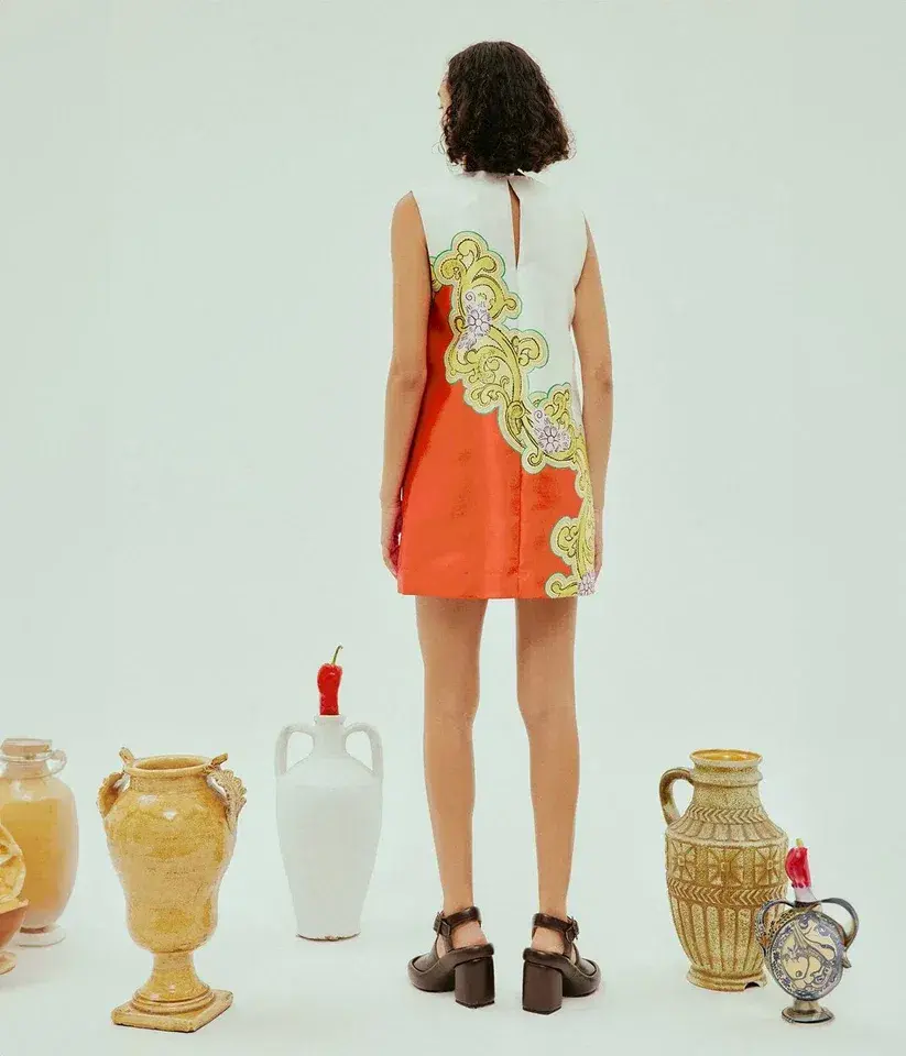 Alemais Sierra Mini Dress Print Size AU 10 - Image 3