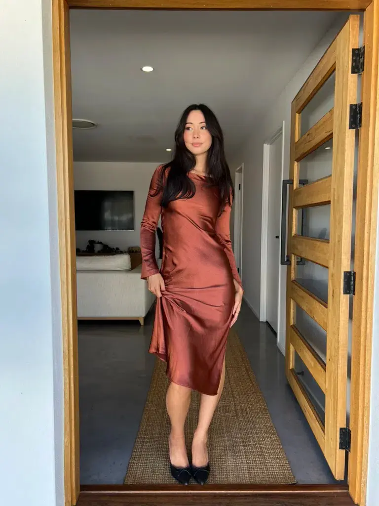 Third Form Tie Back Maxi Dress Sienna Size AU 6 - Image 3