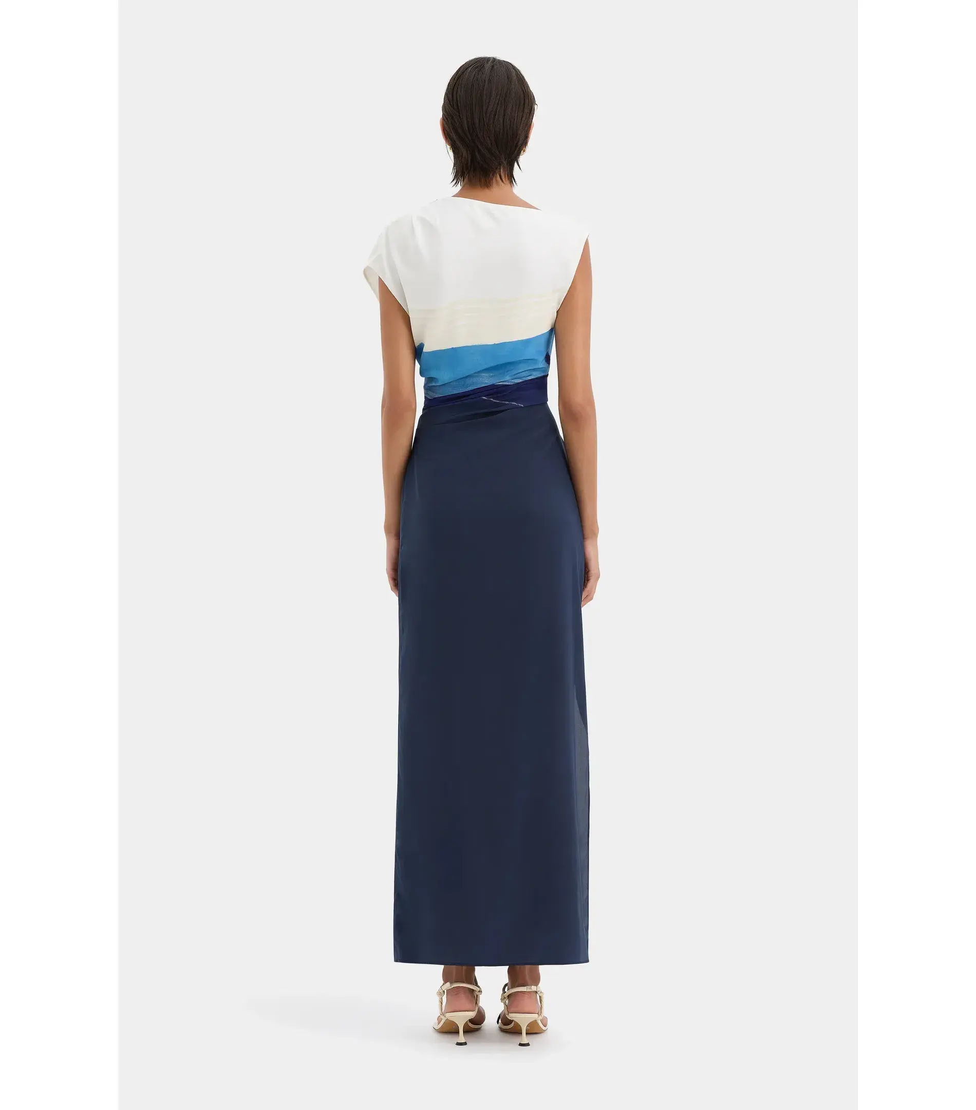 Sir the Label Mariner Midi Dress Shoreline Stripe Size AU 12  - Image 8