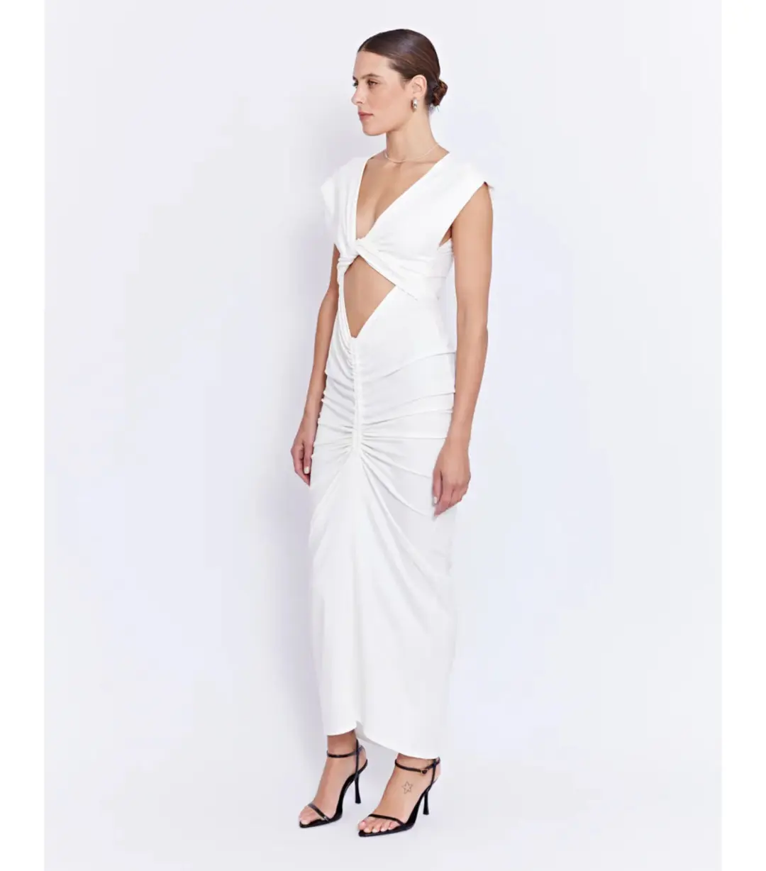 Pfeffier Ramos Dress Off White Size AU 8 for rent on The Volte - main image