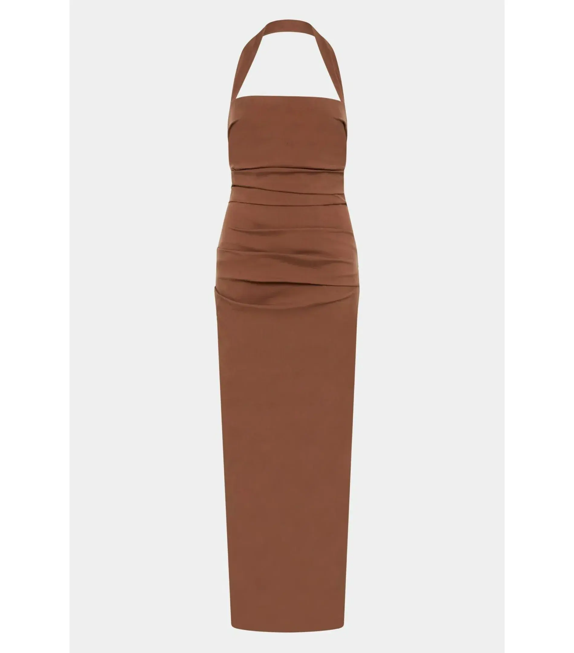 Sir the Label Nikki Gown in Chocolate Size 0 / AU 6  - Image 4