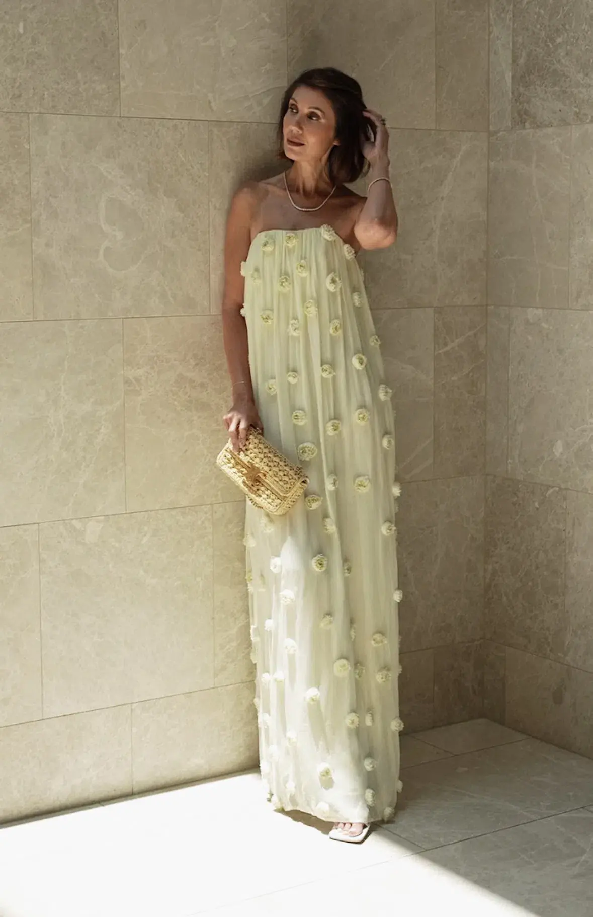 Camilla and Marc Daphne Strapless Dress in Lemon Yellow Size AU 6 - Image 5