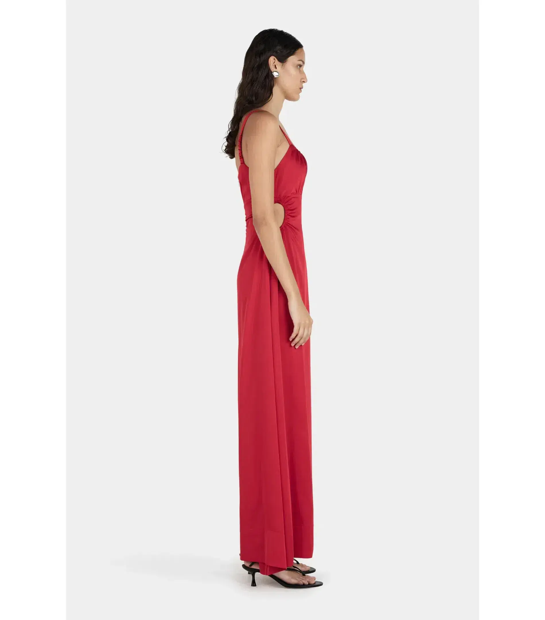 Hansen and Gretel Carlos Dress Samba Red Size AU 8 - Image 3