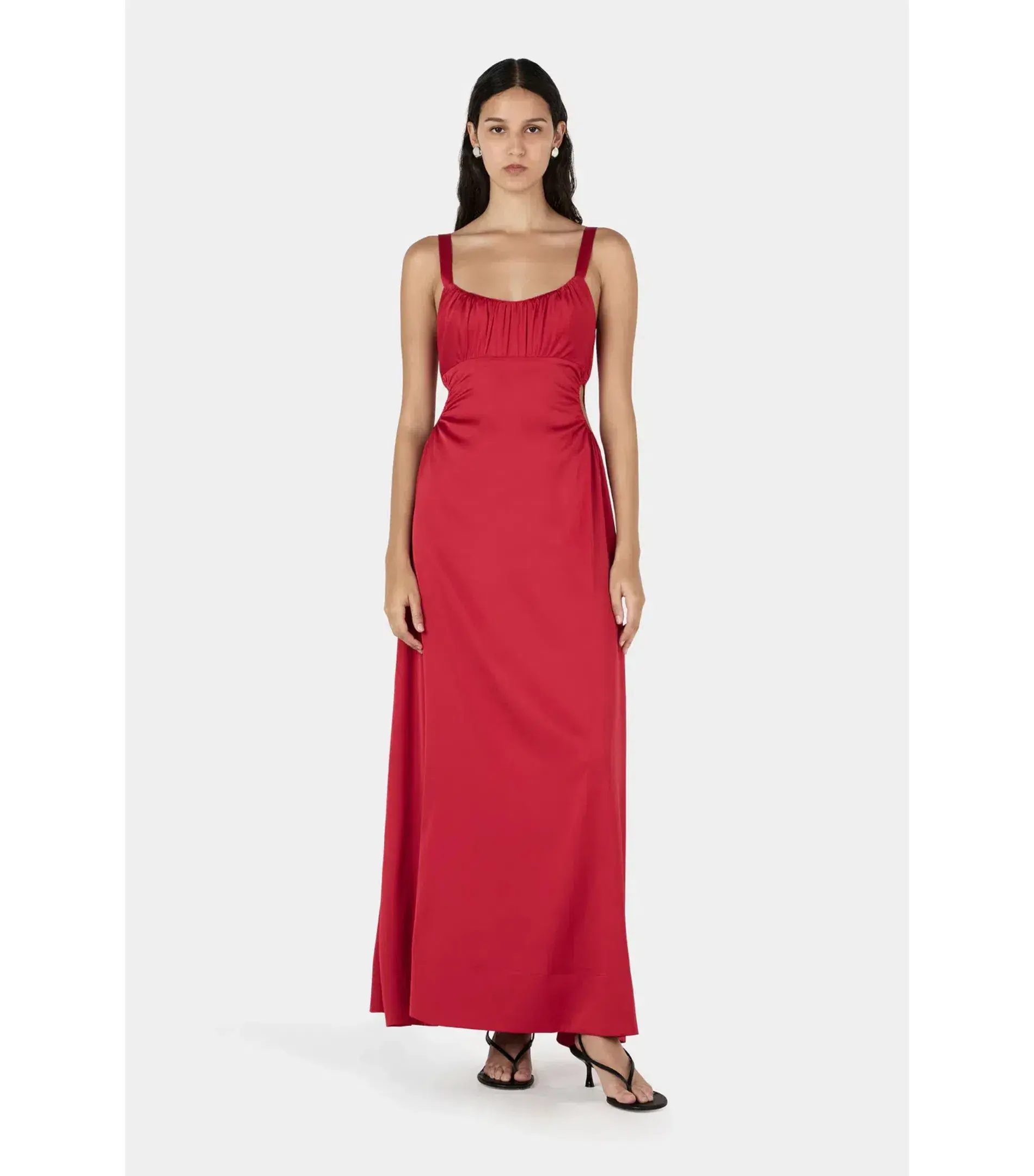 Hansen and Gretel Carlos Dress Samba Red Size AU 8 - Image 1