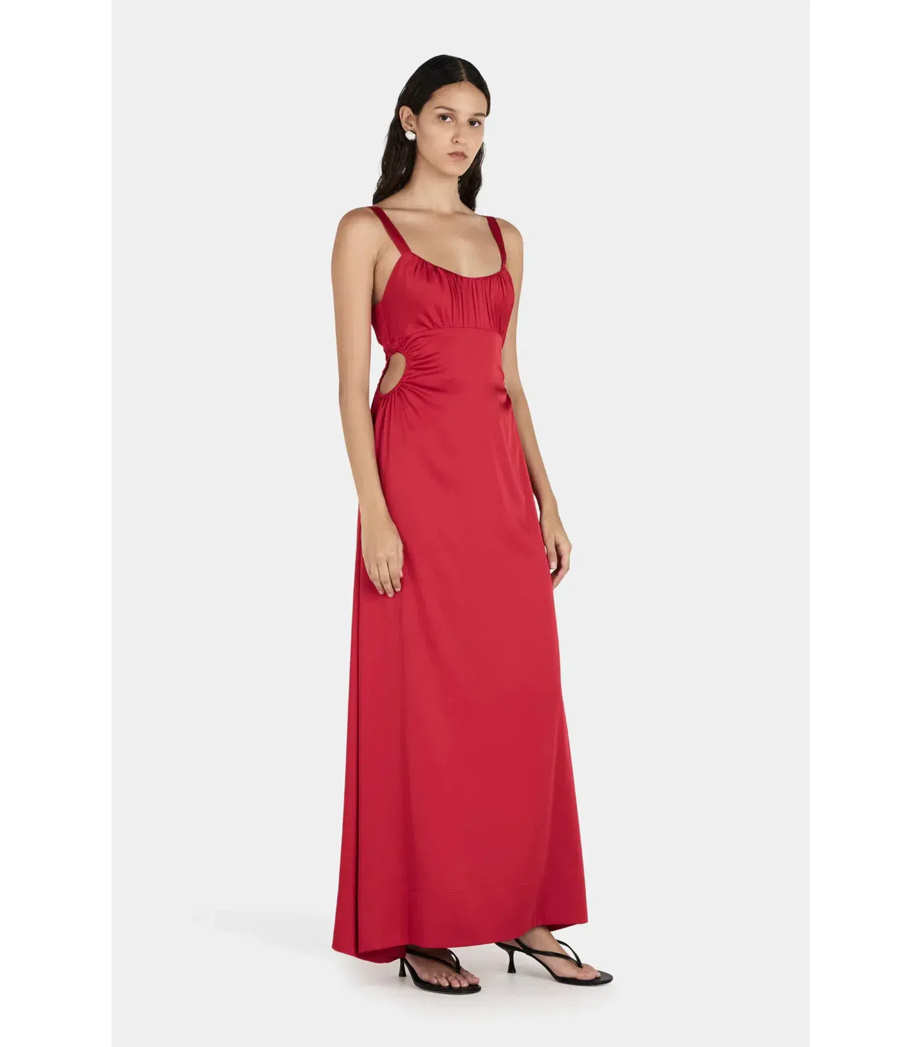 Hansen and Gretel Carlos Dress Samba Red Size AU 8 - Image 2