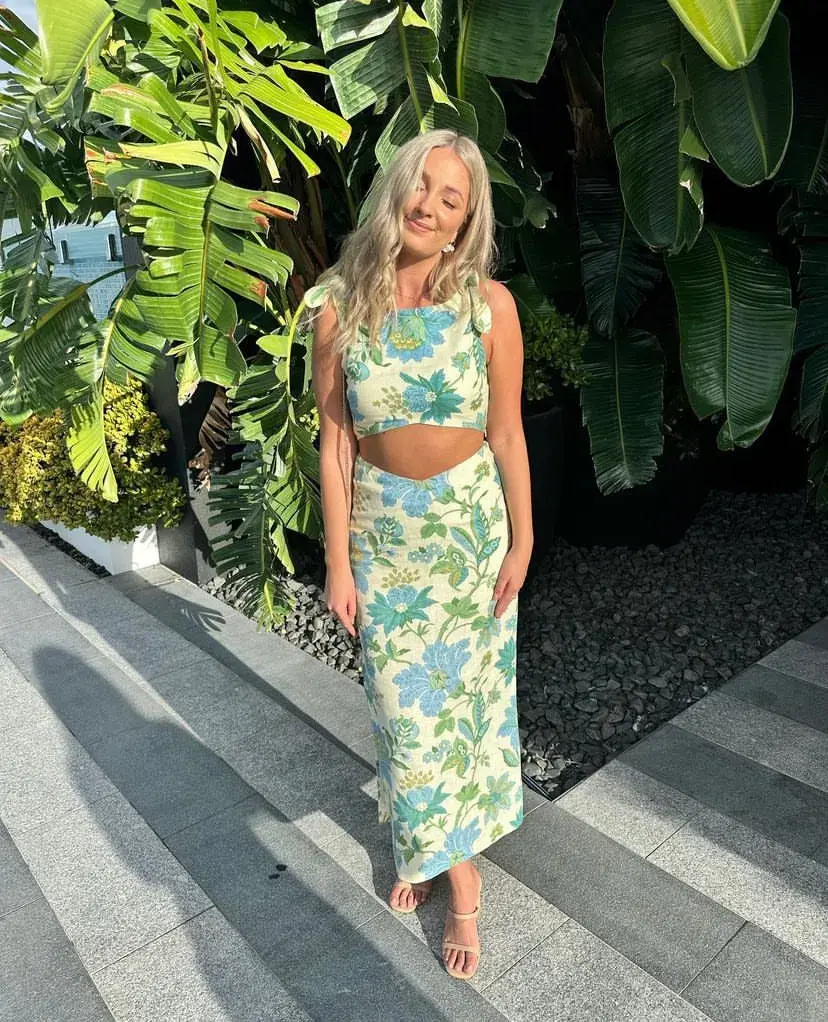 Sir The Label Alexandre Top and Skirt Set in Marguerite Print Size 3 / AU 12 - Image 3