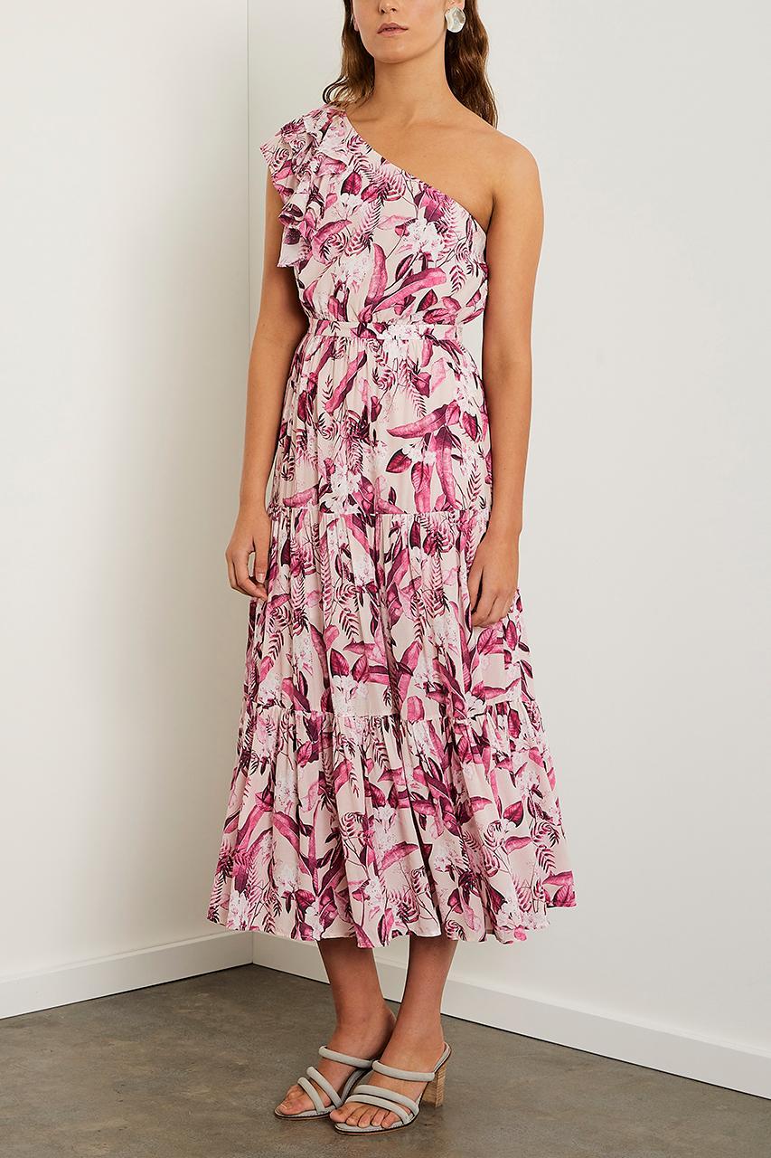 Steele Mahana One Shoulder dress Pink 8 - Image 1