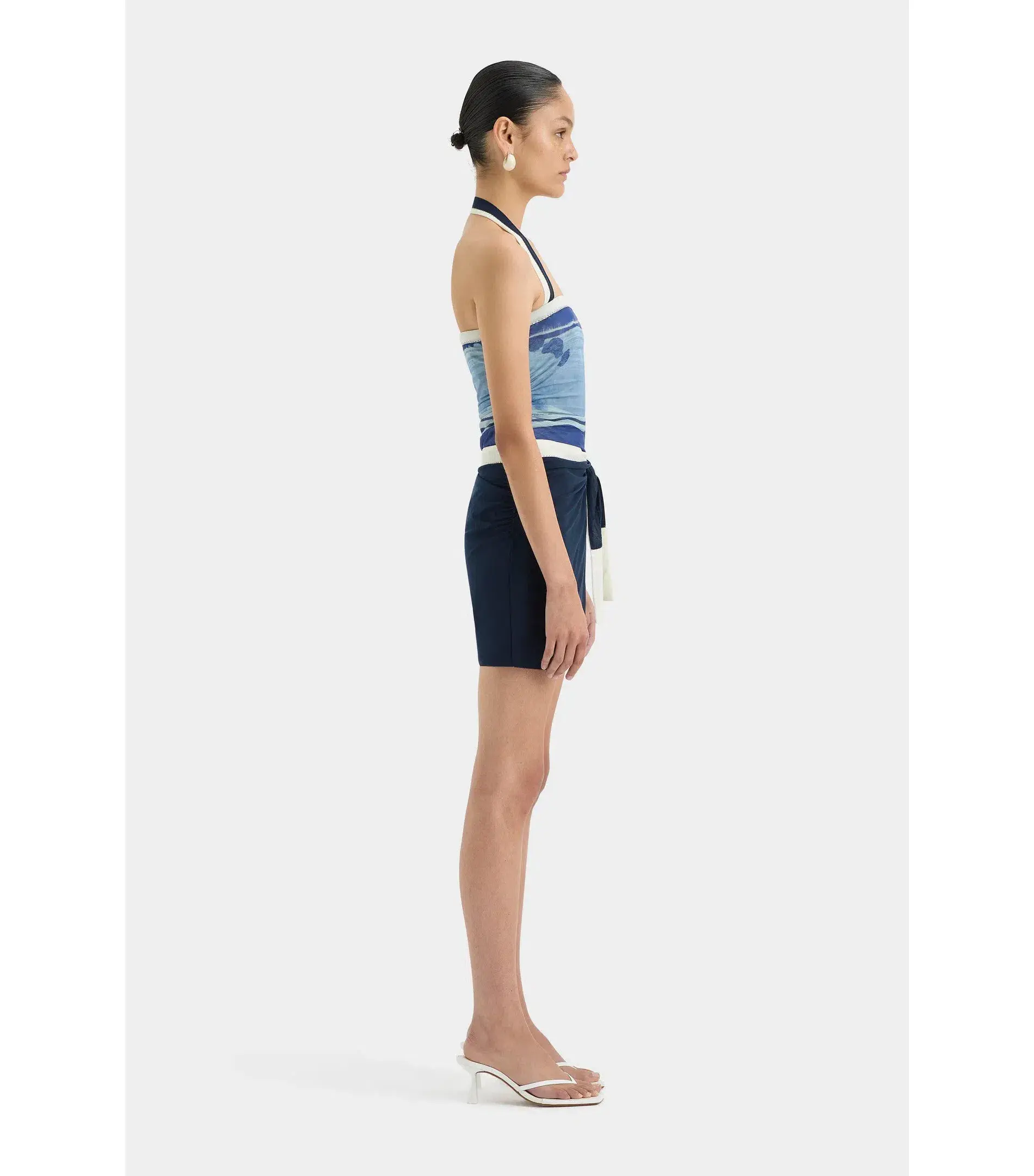 Sir the Label The Breeze Mini Dress Shoreline Stripe Size 2 / AU 10  - Image 2