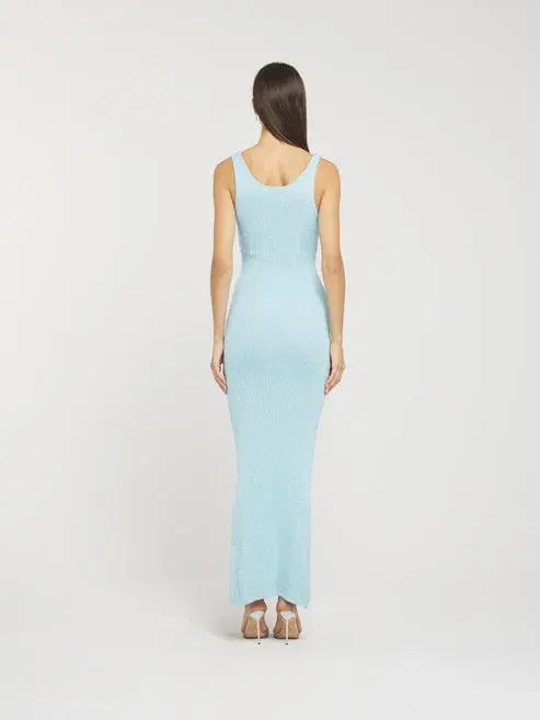Asta Resort Ana Dress Baia Blue Sequin Size M / AU 10  - Image 2