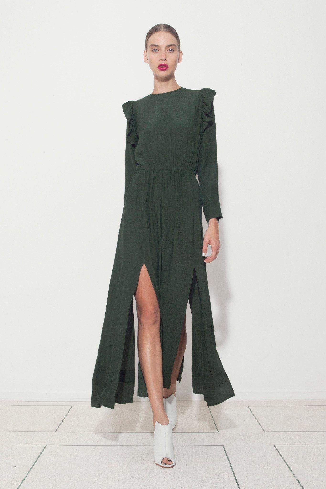 SWF Ellie Dress Green Size 8 - Image 1