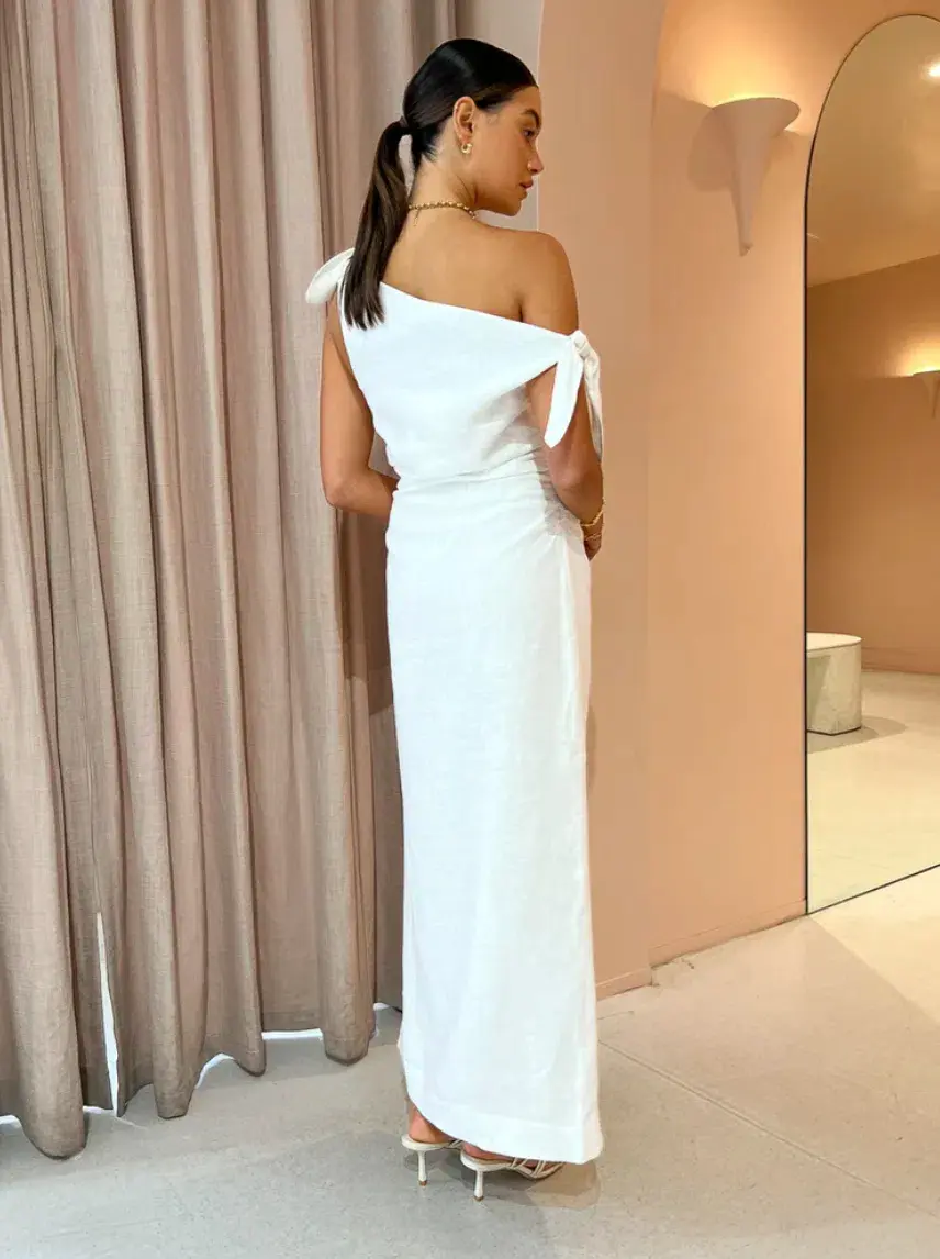 Sir the Label Bettina Off Shoulder Dress Ivory Size 2/10 - Image 2
