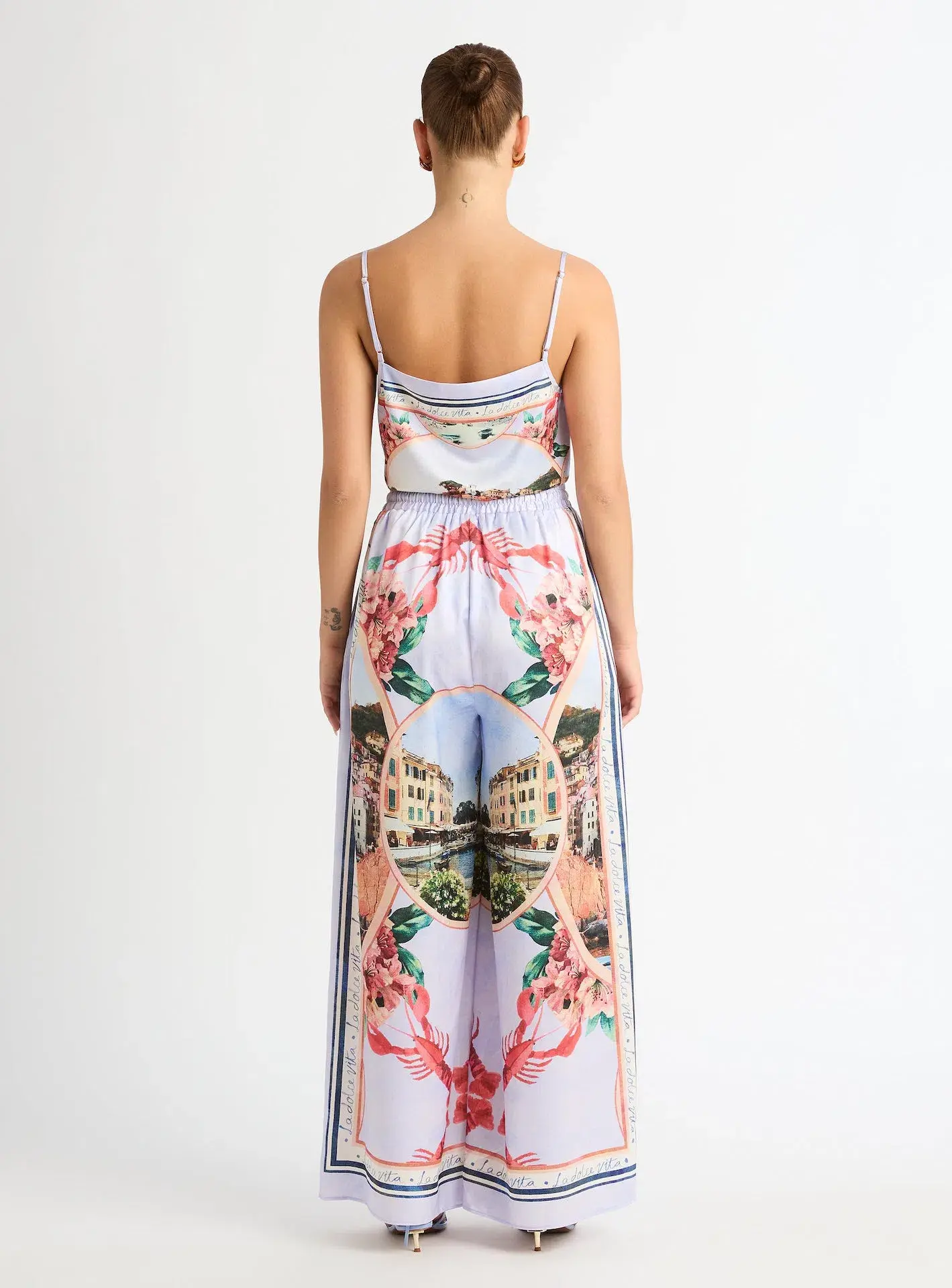 Sheike La Dolce Vita Cami Size 14 and Pant Size 12 Set Print - Image 3