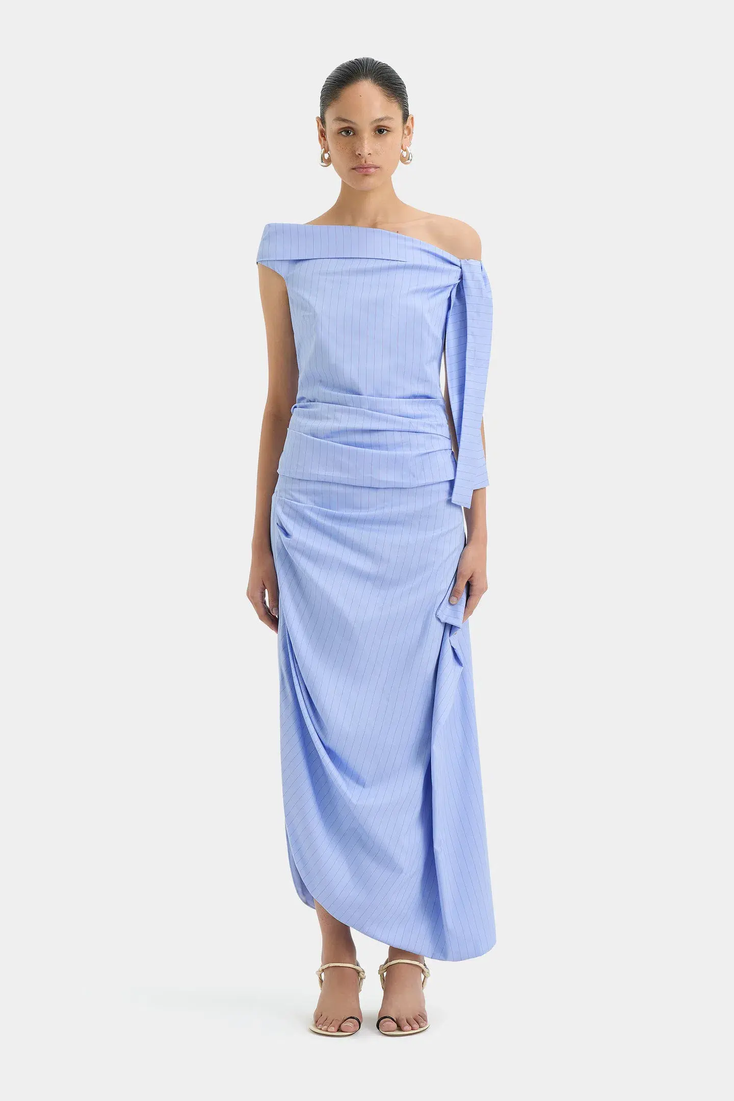 Sir the Label Lori Midi Skirt Size 1 Sky Blue - Image 1