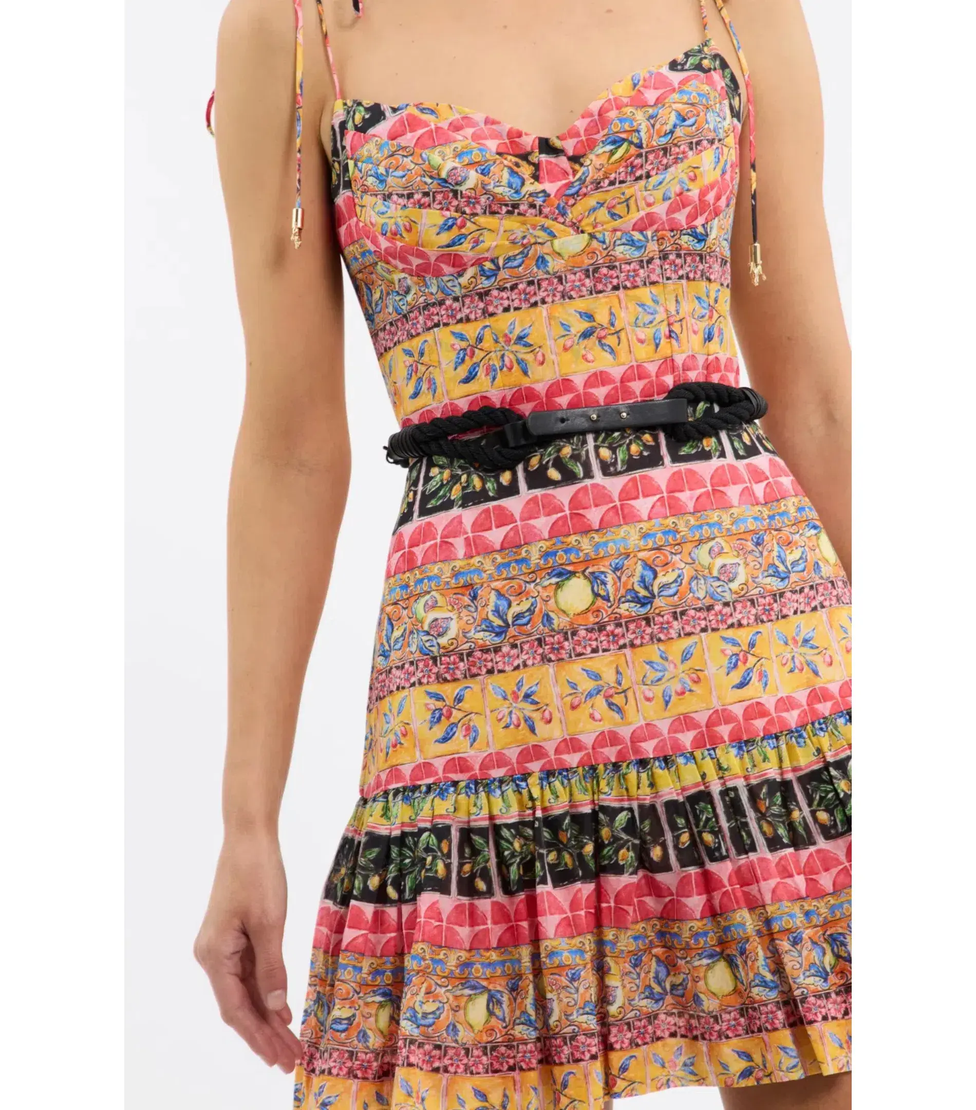 Rebecca Vallance Alessia Bustier Mini Dress Multi Size AU 8 - Image 3