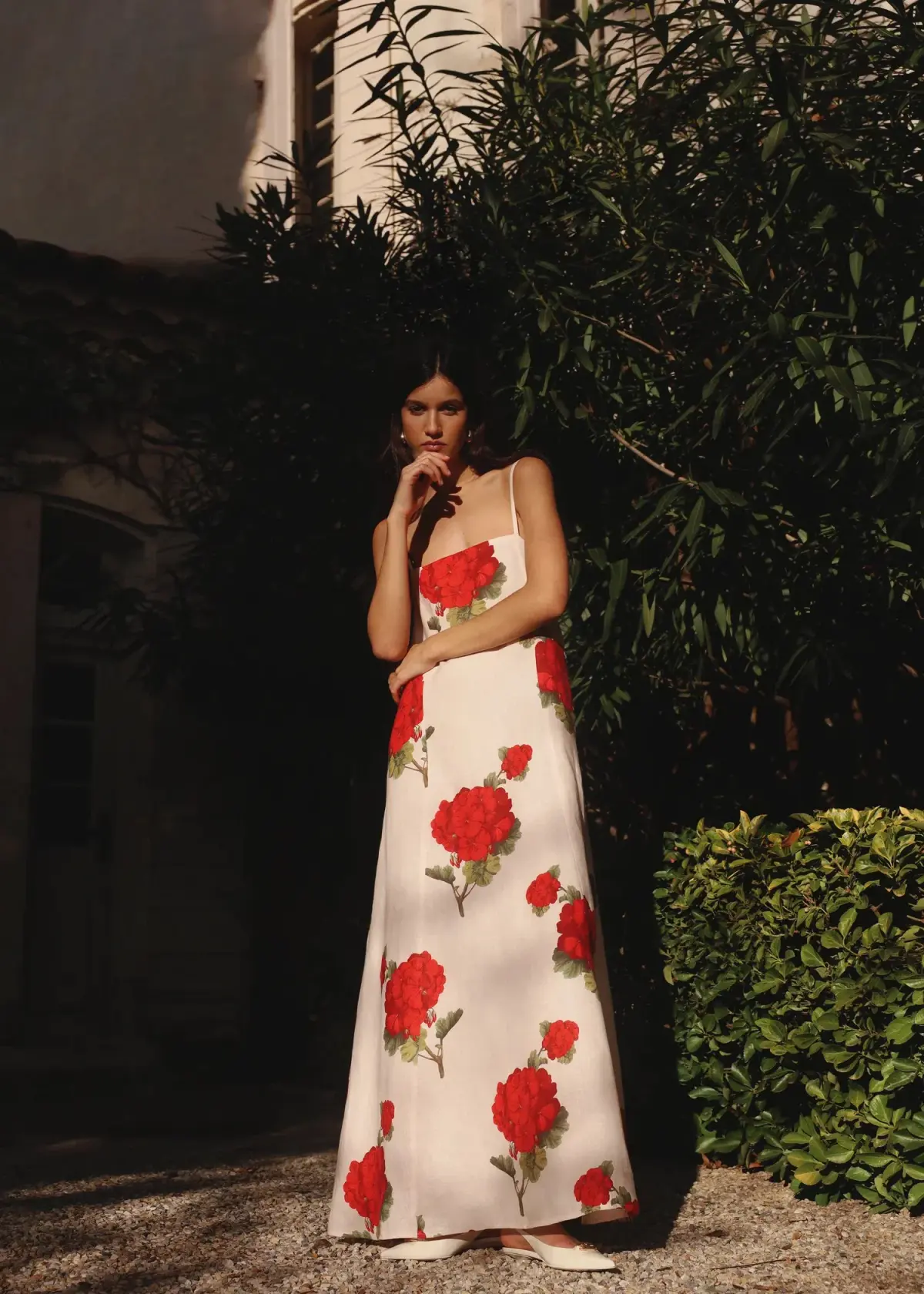 Morton Mac Camilla Dress in Crimson Ivy Size M / AU 10  - Image 4