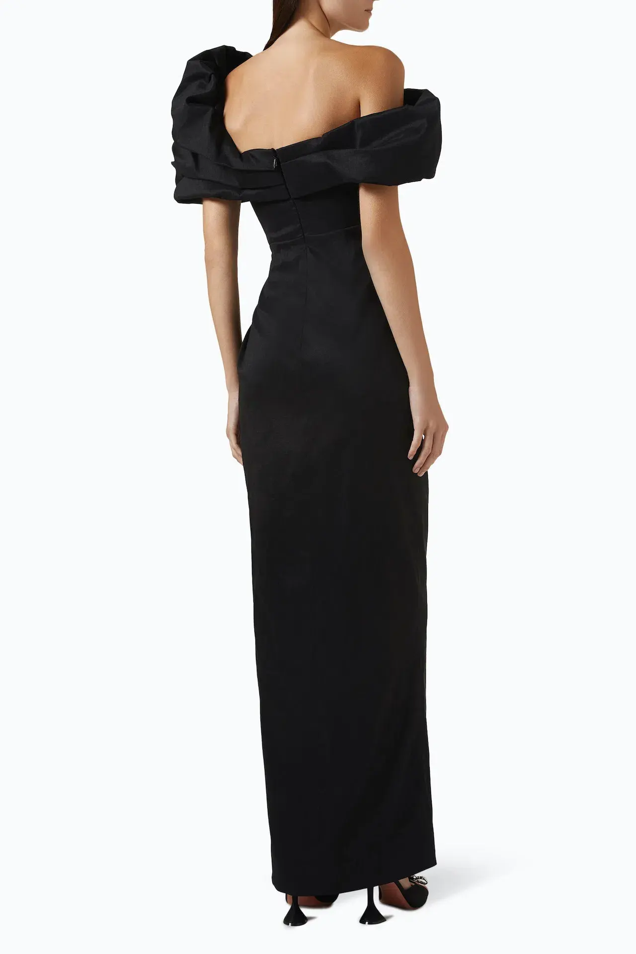 Rachel Gilbert Gia Gown in Black Size 2 / AU 10  - Image 3