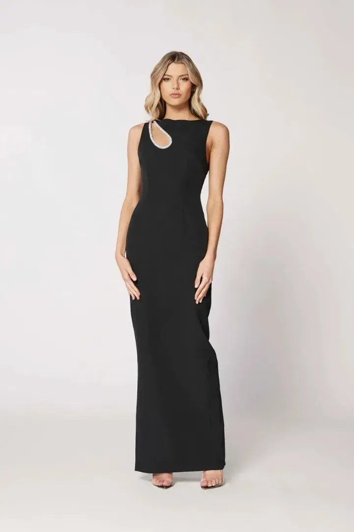 Bianca & Bridgett Valencia Dress Black Size AU 6  - Image 2