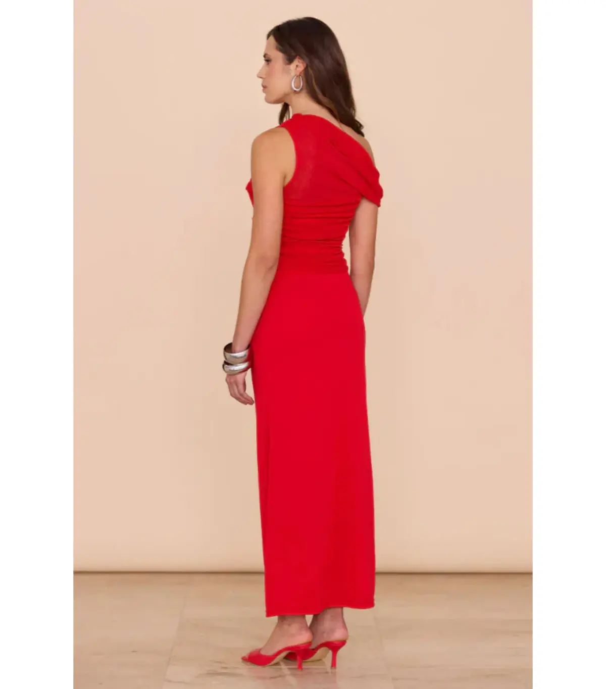 Sovere Thea Mesh Dress Chilli Size S / AU 8 - Image 3
