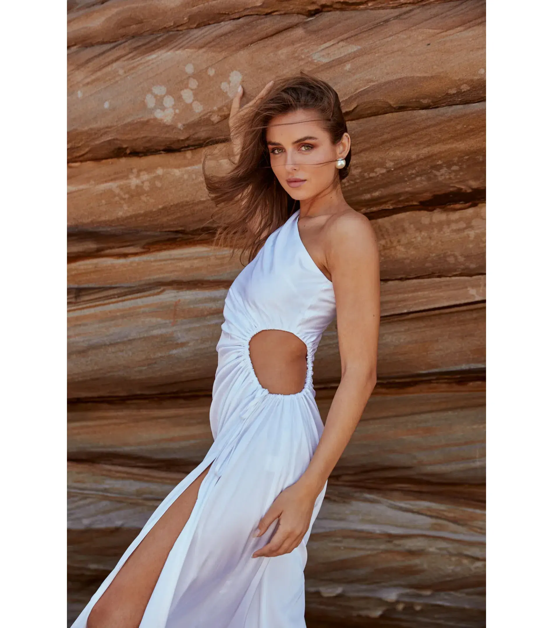 Sonya Moda Nour Dress White Size AU 8 - Image 5