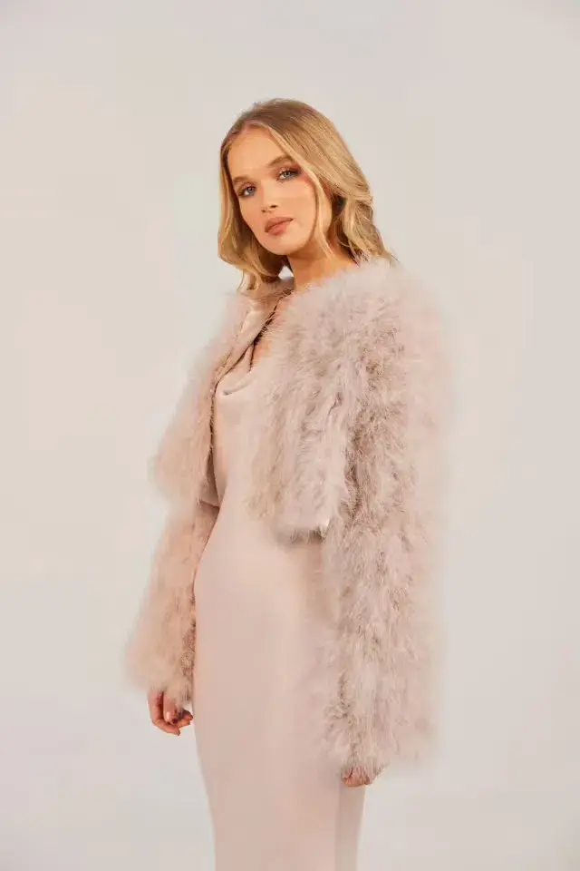 Bubish Manhattan Crop Jacket Blush Size S / AU 8  - Image 1