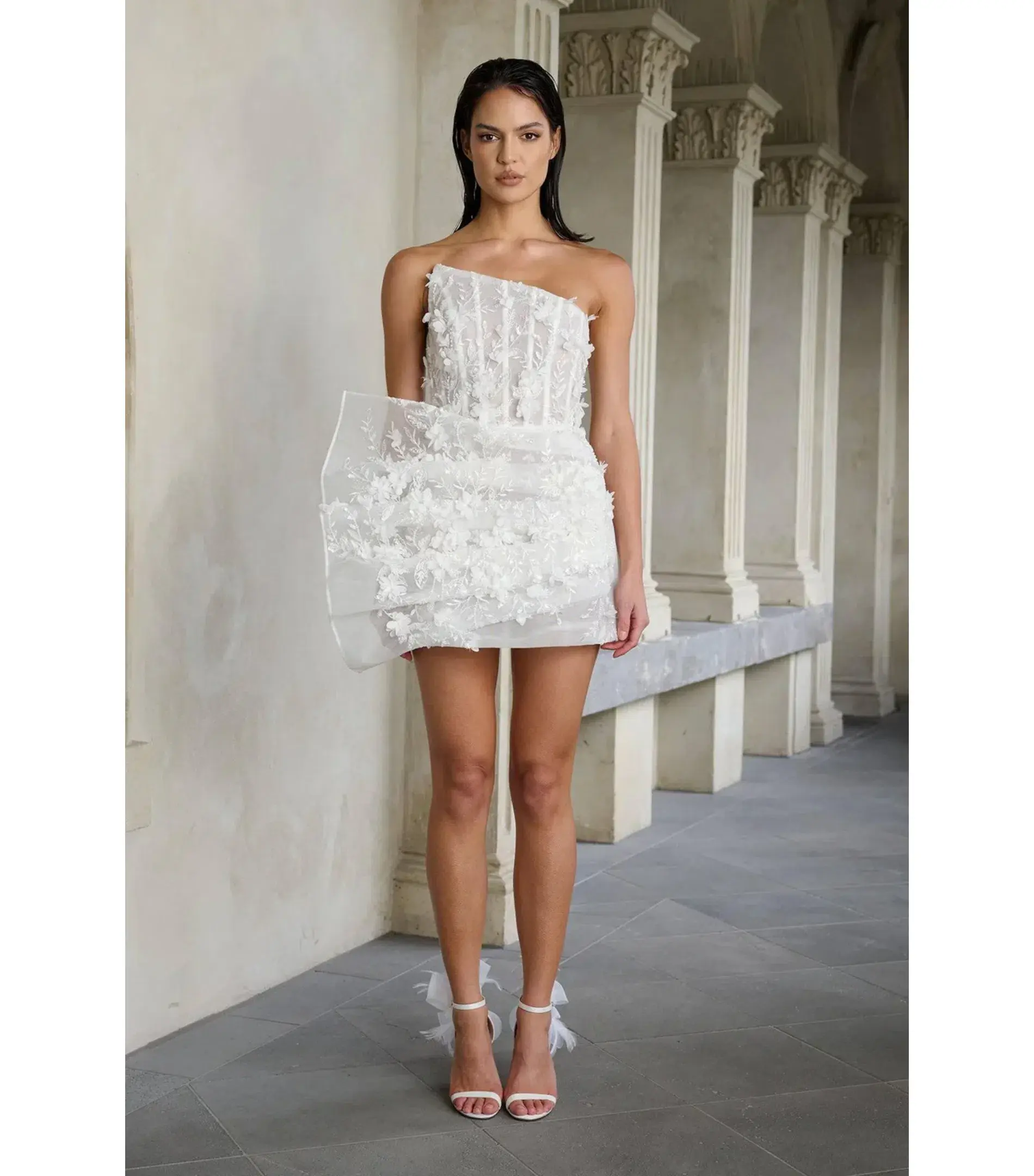 Eliya The Label Azaria Dress White Size S / AU 8  - Image 1