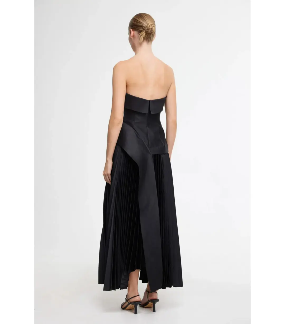 Acler Hammil Midi Dress in Black Size AU 10  for rent on The Volte - main image