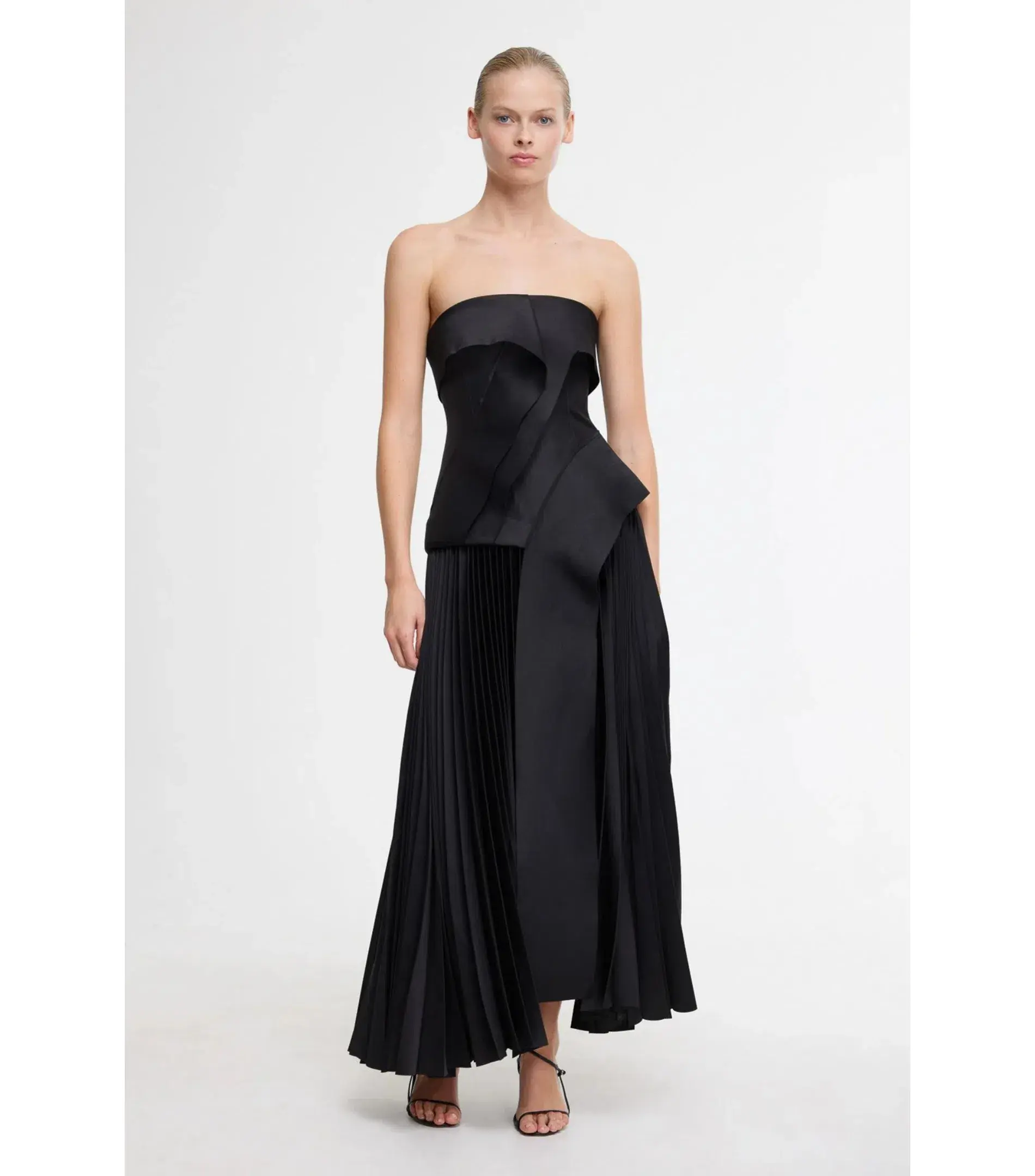 Acler Hammil Midi Dress in Black Size AU 10  - Image 1