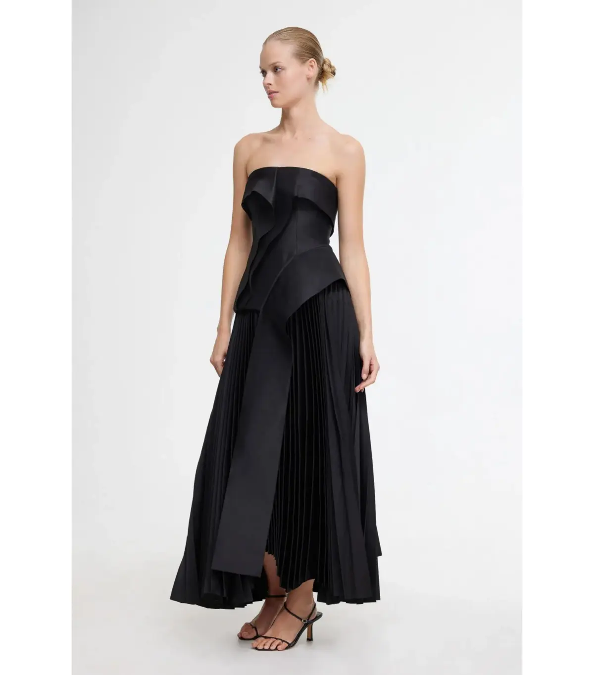 Acler Hammil Midi Dress in Black Size AU 10  - Image 2