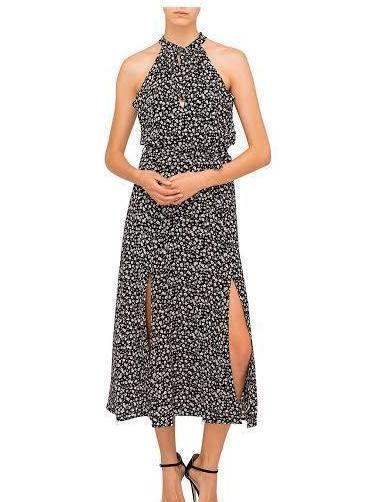 Zimmermann Cavalier Neck Tie Split Dress Size 14 - Image 1