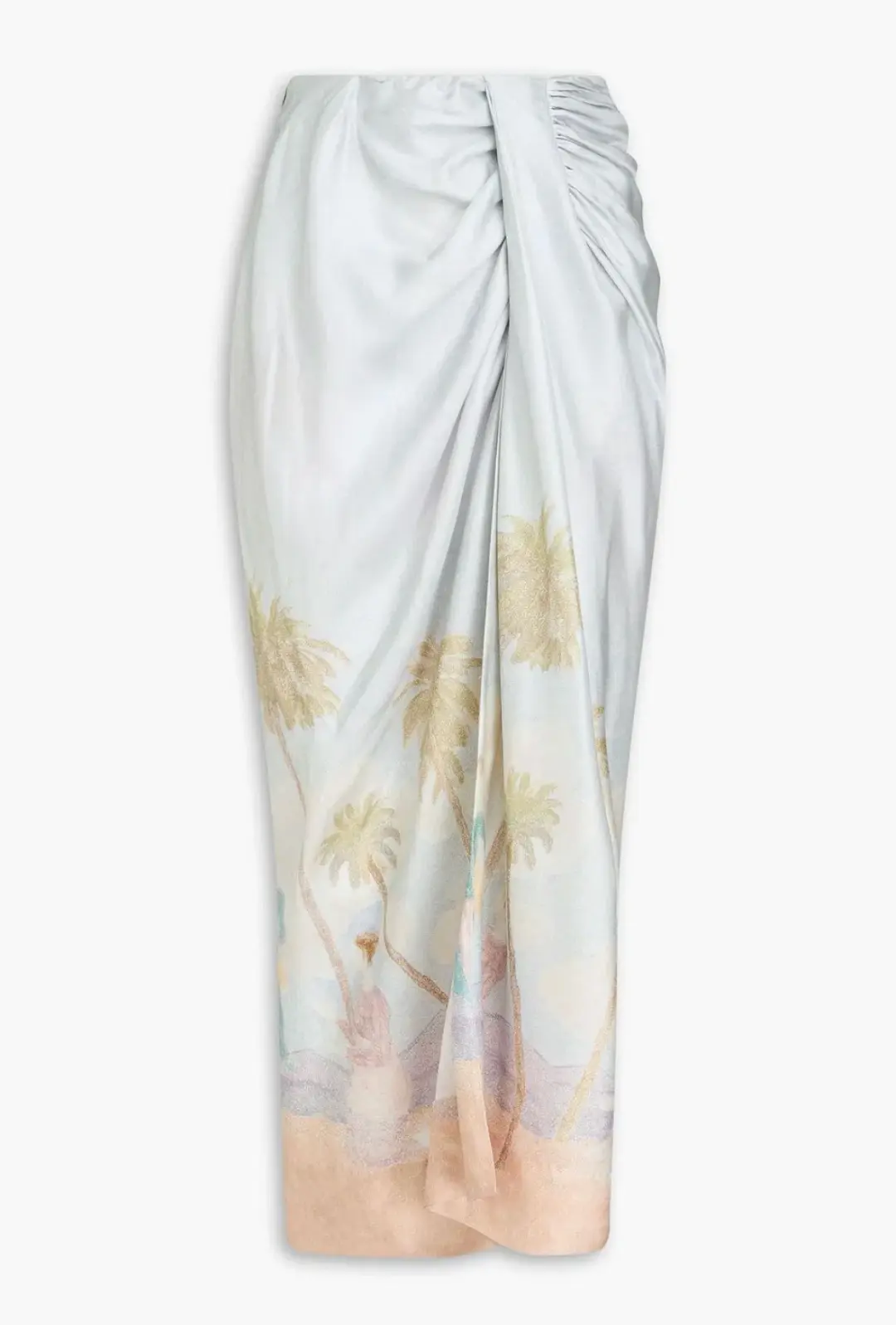 Zimmermann Ruched Printed Maxi Skirt Size S / AU 8 for rent on The Volte - main image