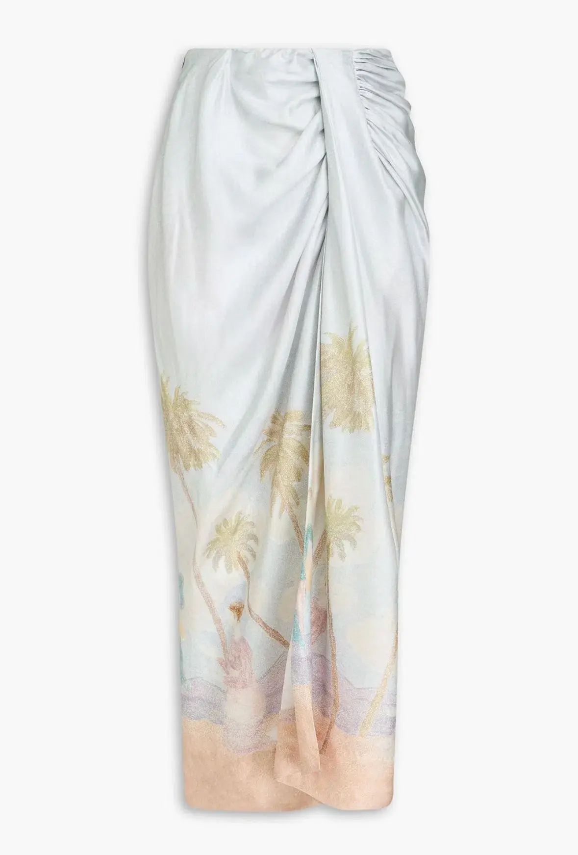 Zimmermann Ruched Printed Maxi Skirt Size S / AU 8 - Image 3