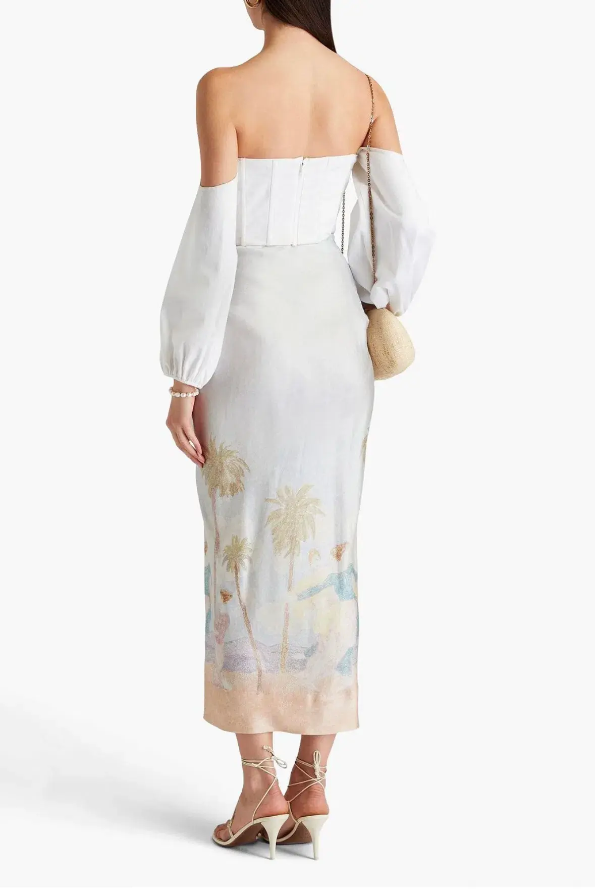 Zimmermann Ruched Printed Maxi Skirt Size S / AU 8 - Image 2
