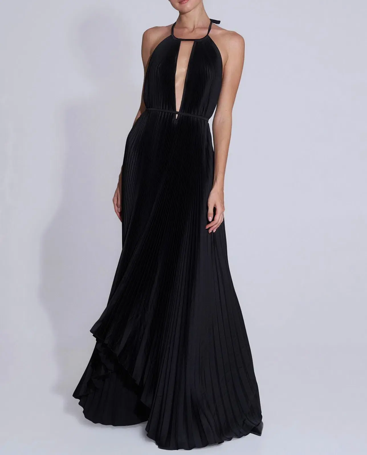 L’idee Boheme Gown Noir Black Size 8 - Image 1