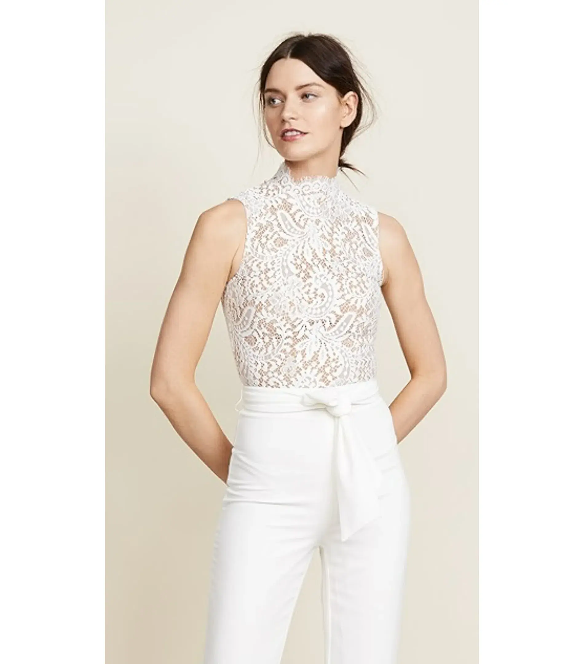 MISHA Josie Pantsuit White Size 6/XS - Image 2