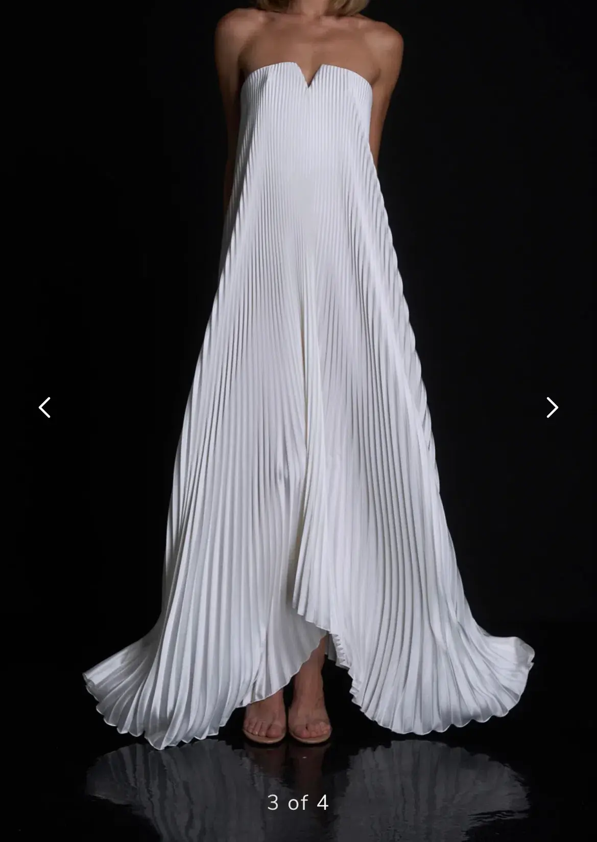 LIDEE BLACK TIE GOWN - IVORY Size 10 - Image 2
