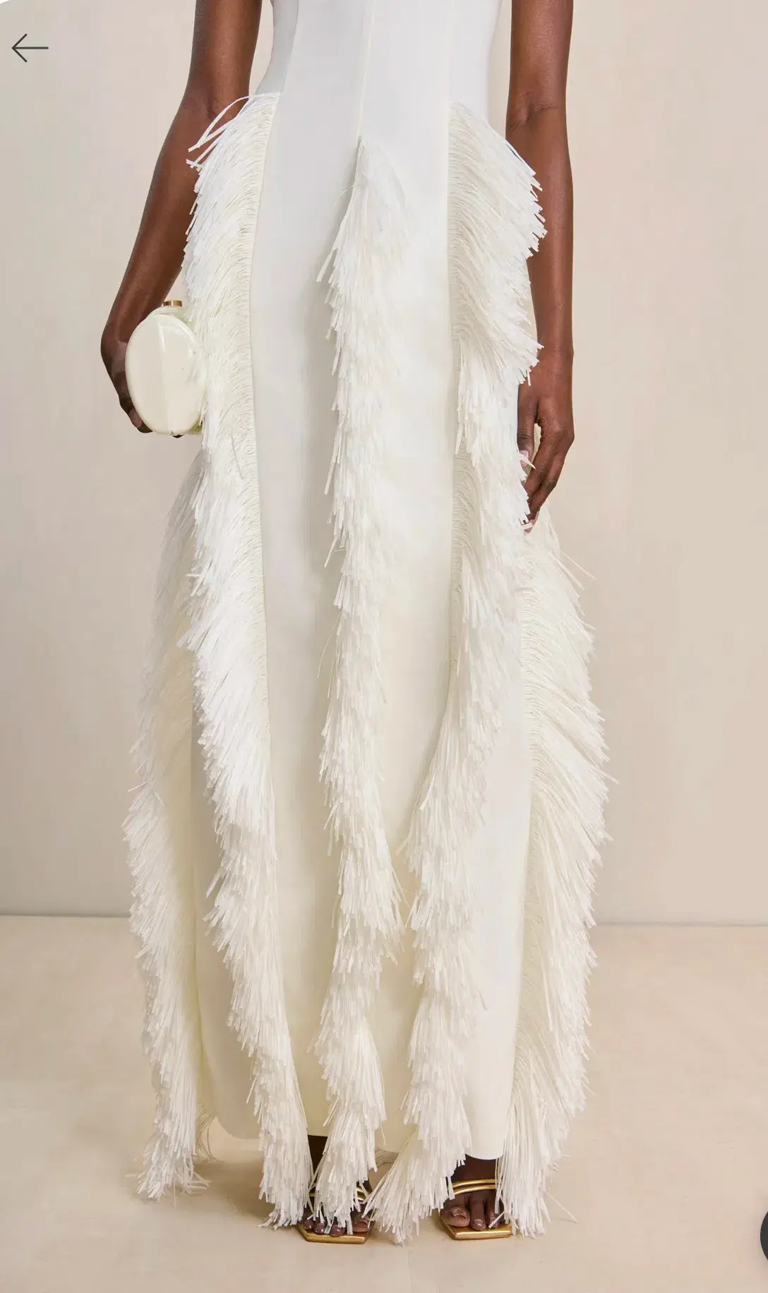 Cult Gaia Freya Gown Off White size XS - Image 4