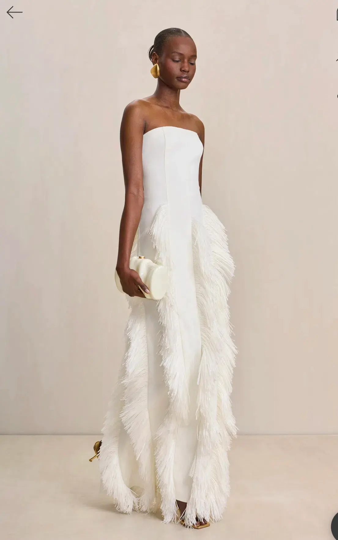 Cult Gaia Freya Gown Off White size XS - Image 1