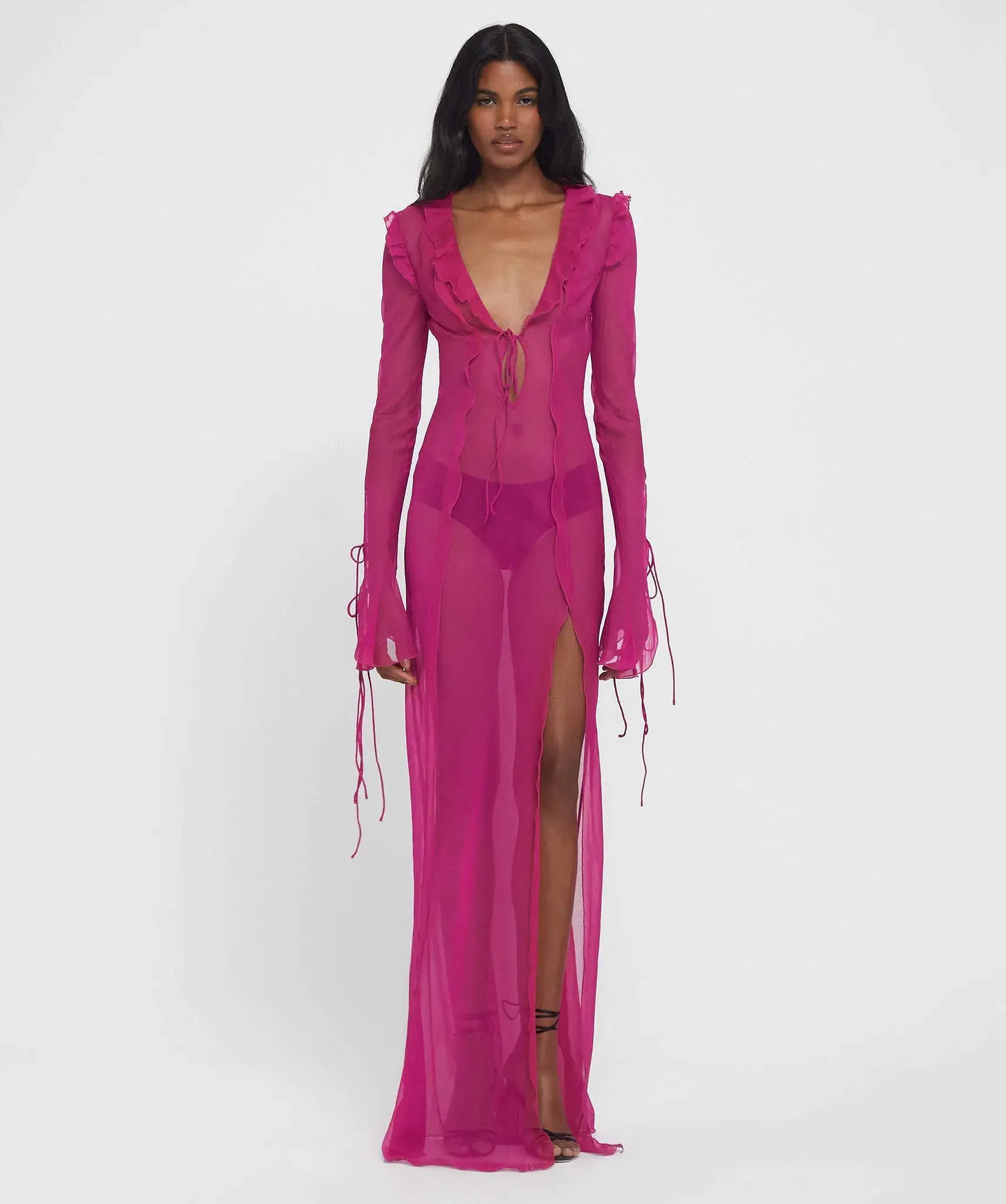 Rat & Boa Faretti Maxi Dress Pink Size S / AU 8  - Image 1
