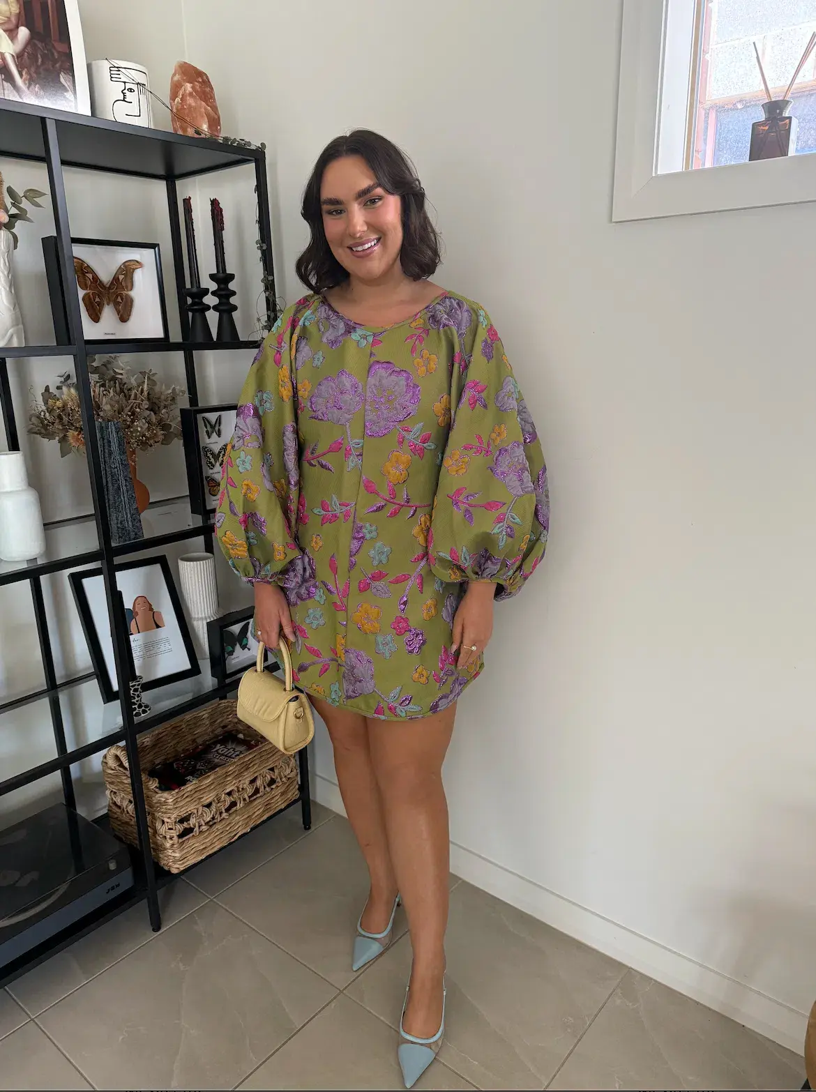 Arianne Elmy Good Luck Dress Retro Green Size M /Au 10  - Image 5