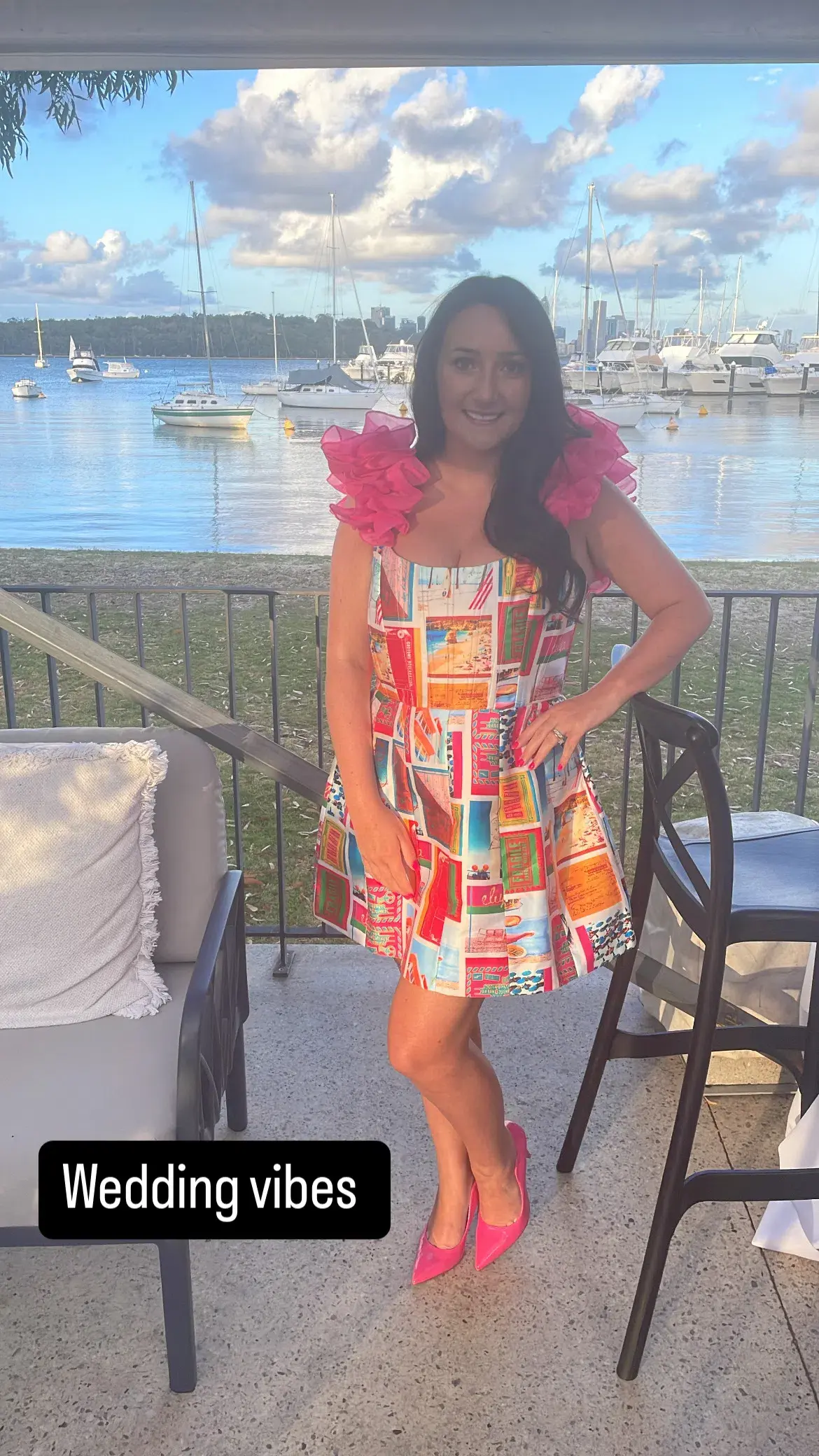 Eliya The Label Ravello Dress Multi Size 14 - Image 2