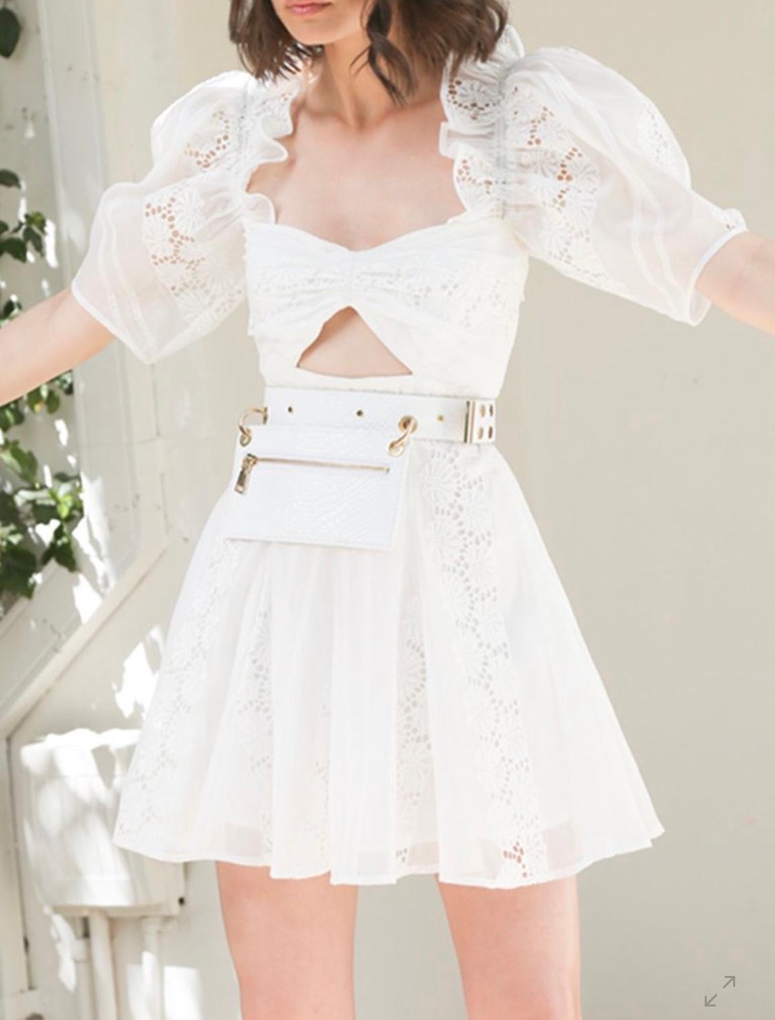 Alice McCALL Sunday Rose Dress White 10 - Image 1
