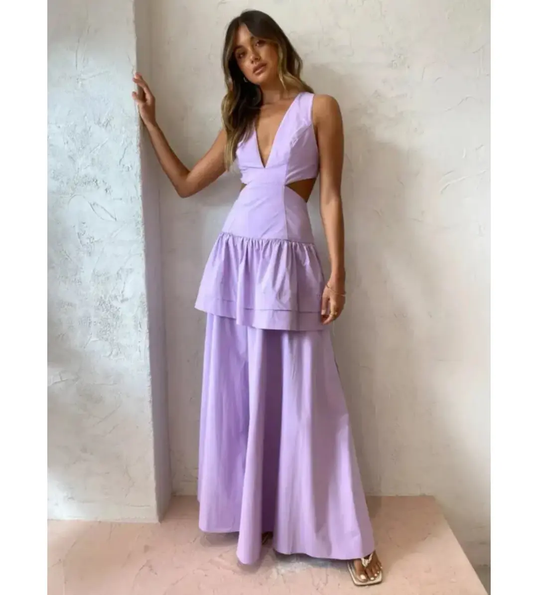 Manning Cartell Sweet Escape Maxi Dress Purple Size 10 for rent on The Volte - main image