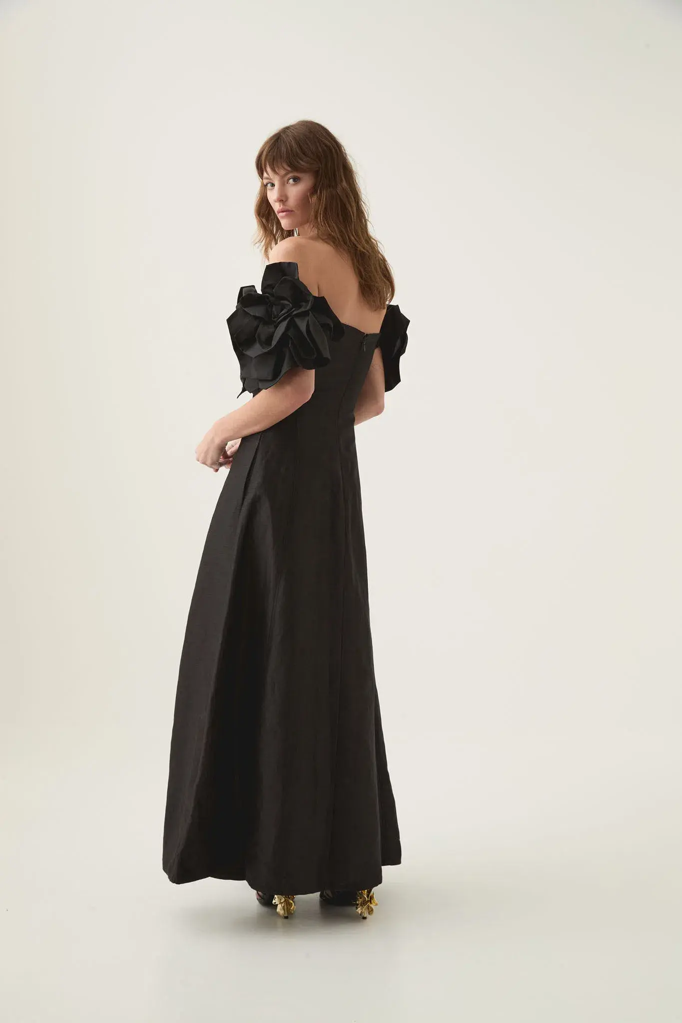 Aje Etta Maxi Dress Black Size 14 - Image 3