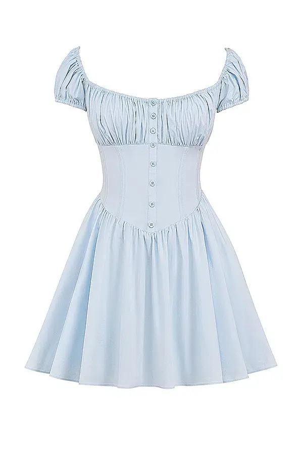 House of CB Nala mini blue size 6-8 (5CM LONGER) - Image 5