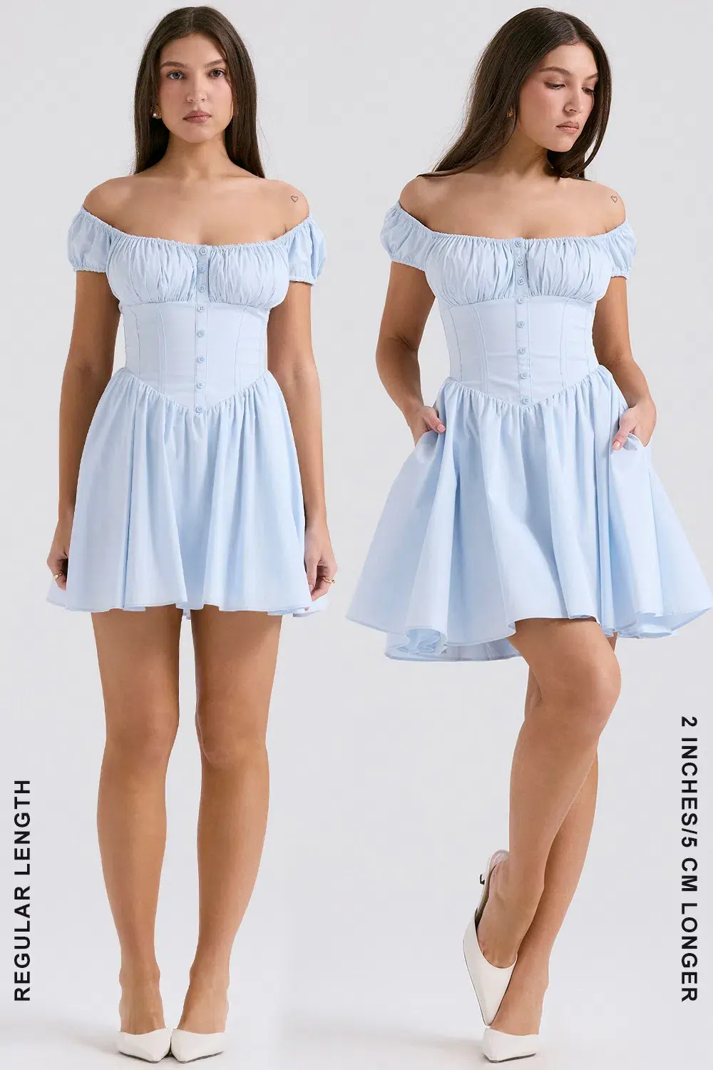 House of CB Nala mini blue size 6-8 (5CM LONGER) - Image 4