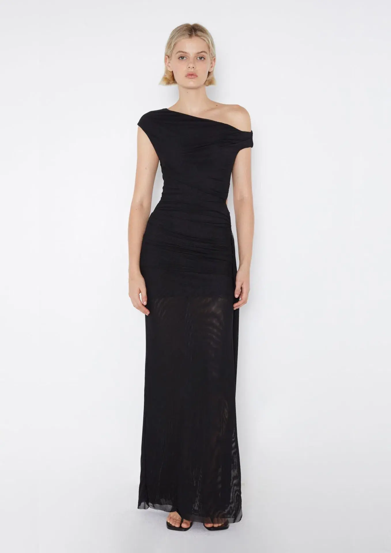 Bec & Bridge Victoria Asym Maxi Dress in Black Size 8 - Image 1