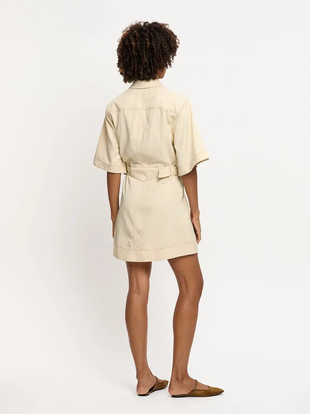 Kivari Gianna Dress Cream Size 12 - Image 3